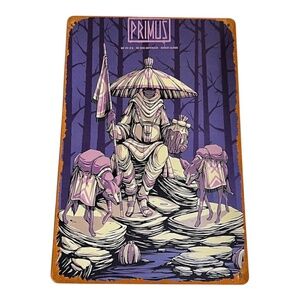Primus 2018 poster Red Rocks Morrison Poster Retro Metal sign 12x8 inch